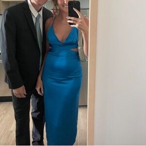 Elegant Blue Evening Dress